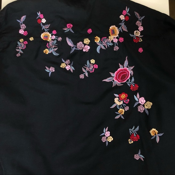 Zara Woman women’s blouse black silk blend size 28 - Picture 5 of 12